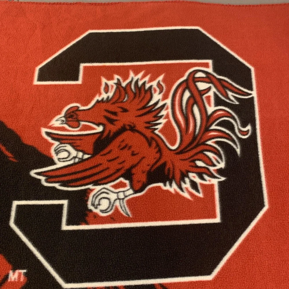 South Carolina Gamecocks‎ Blanket Fleece Throw Red Black NCAA College Northwest